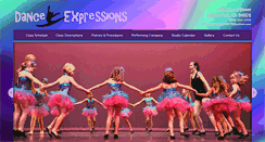 Desktop Screenshot of danceexpressions5678.com